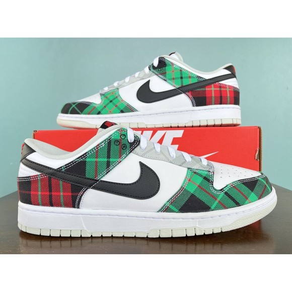 Nike Dunk Low Retro PRM "Plaid" Men's Size 14 DV0827-100